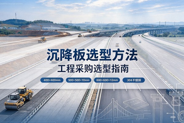 蓬溪沉降板选择方法