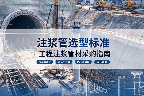 蓬溪注浆管选型标准